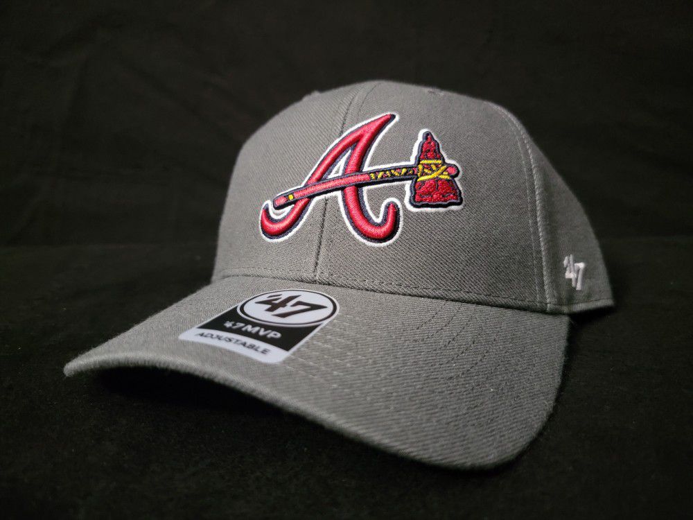 Atlanta Braves Tomahawk 47' brand MVP Adjustable MLB Hat Charcoal New w/  Tags for Sale in Atlanta, GA - OfferUp