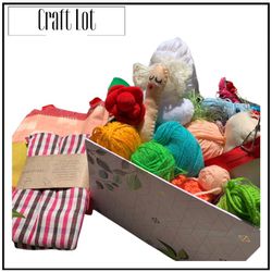 “That Lady” Lot - Mixed Craft & Sewing Materials Bundle