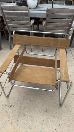 Wassily chair with new canvas