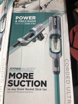 Shark Power Vacuum  Hyper-velacity New 