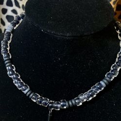 Clear Glass Choker 