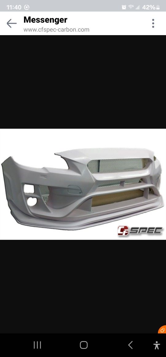 NEW! Varus front Bumper-Subaru STI 15+