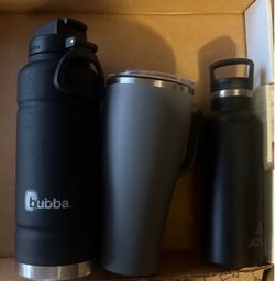 Lot of 3 Insulated Water Bottles and Tumbler