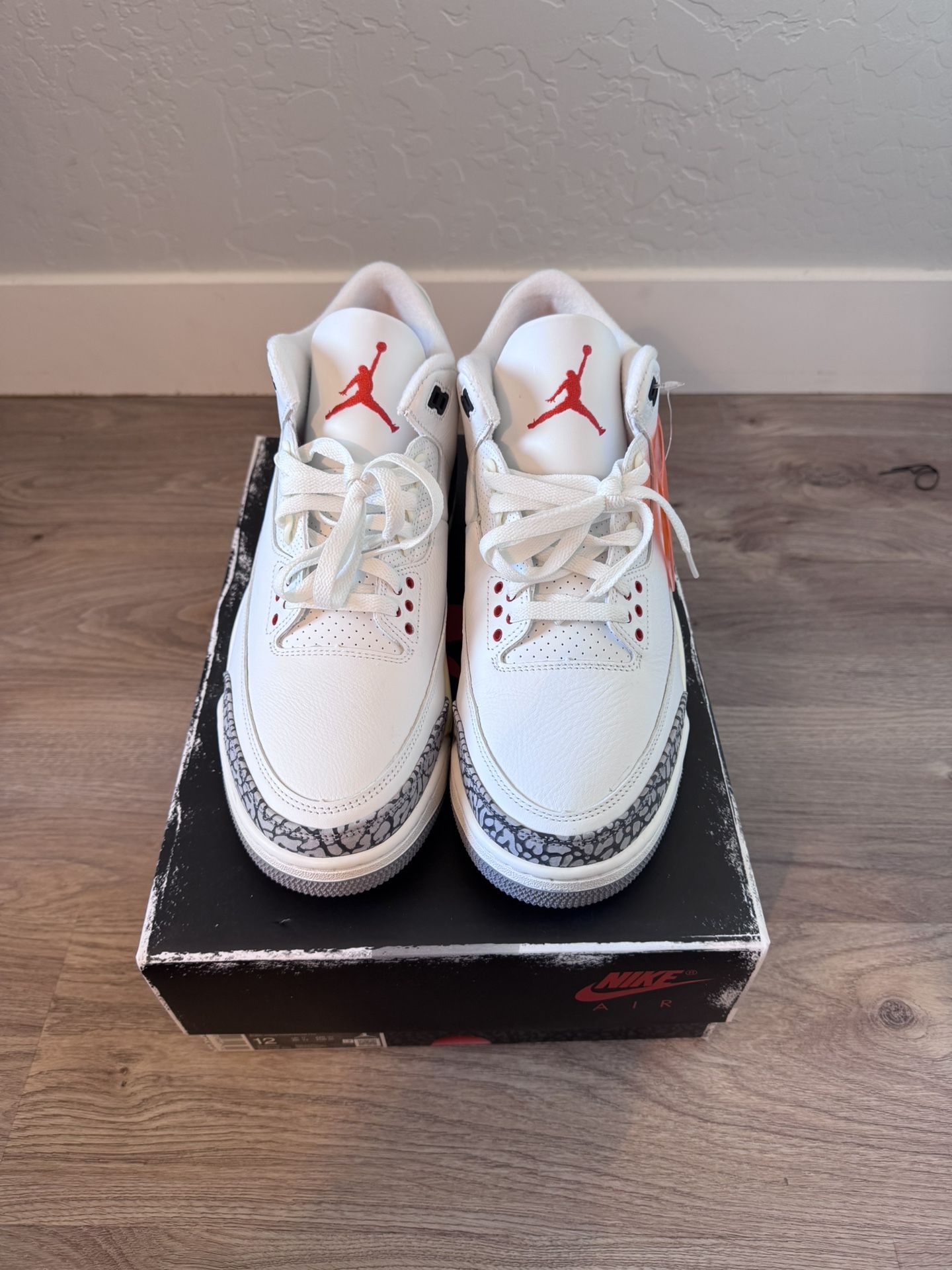 Jordan 3 White Cement Size 12