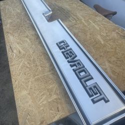 Tailgate Trim Square Body Truck 1981 To 1987. No Dents Like New 