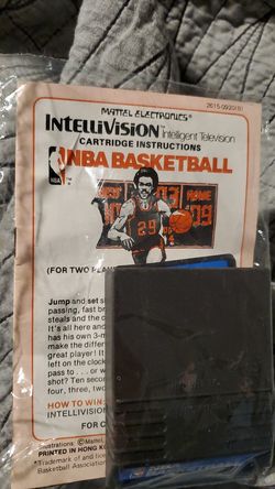 Intellivision basketball game