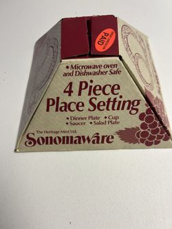 Sonomaware 4-piece place setting by The Heritage Mint Ltd