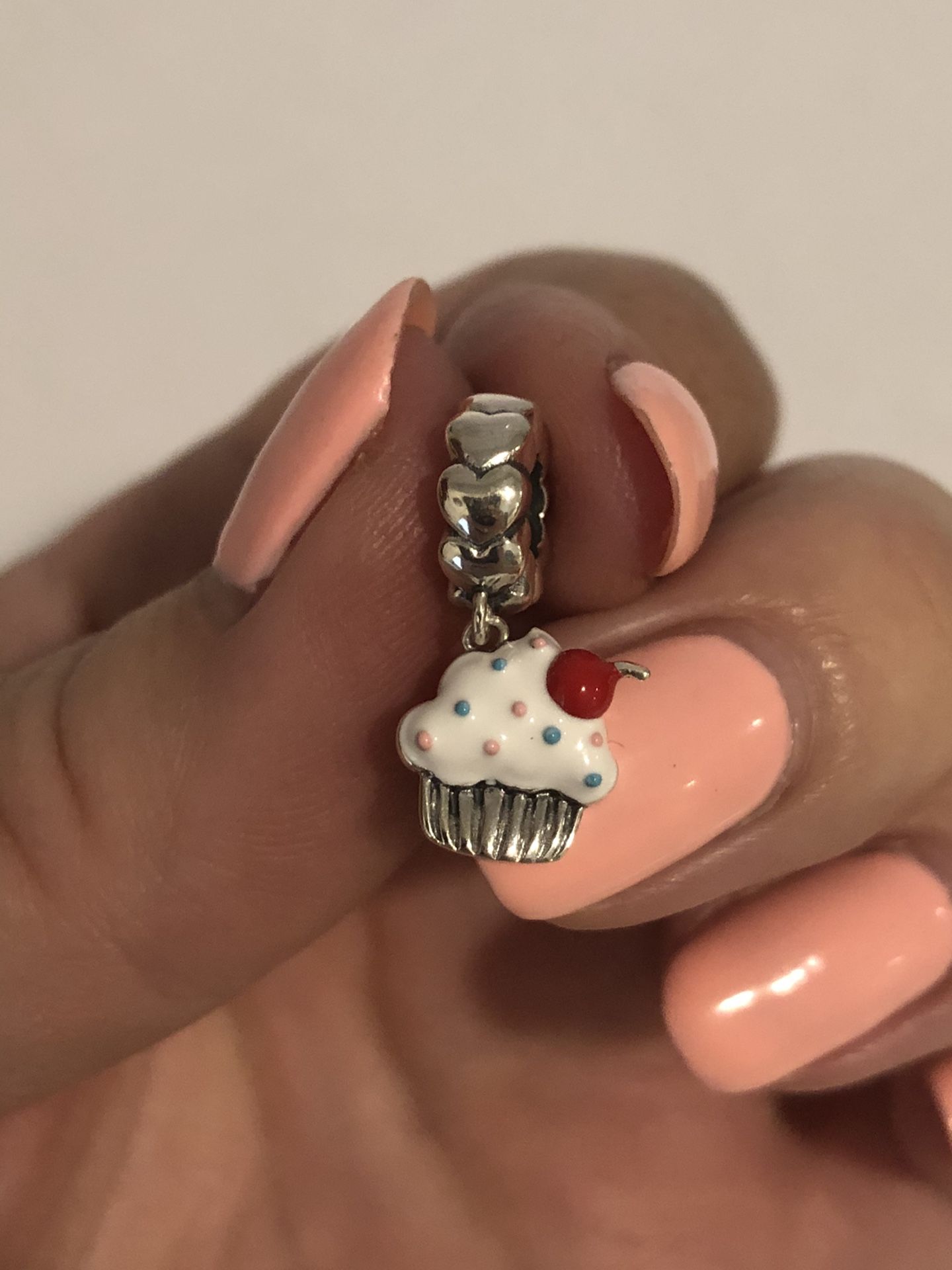 Brand New Sterling Silver 925 Cup Cake 🧁 Charm