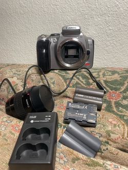 Digital Canon Eos Rebel 300D with Canon EF 35-80mm Zoom Lens