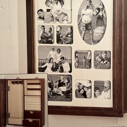 Jewelry Box With Outside Picture Frame