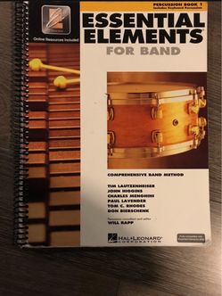 Essential Elements for band Percussion Book 1