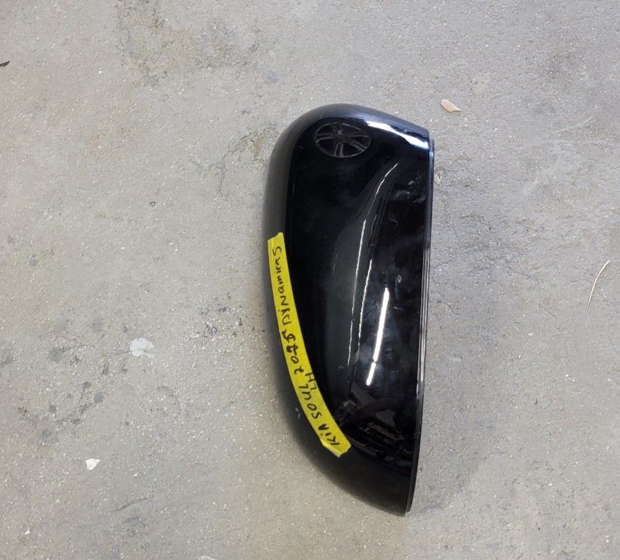 Left Driver side Mirror Cover Black for 2021 2022 2023 2024 KIA Seltos