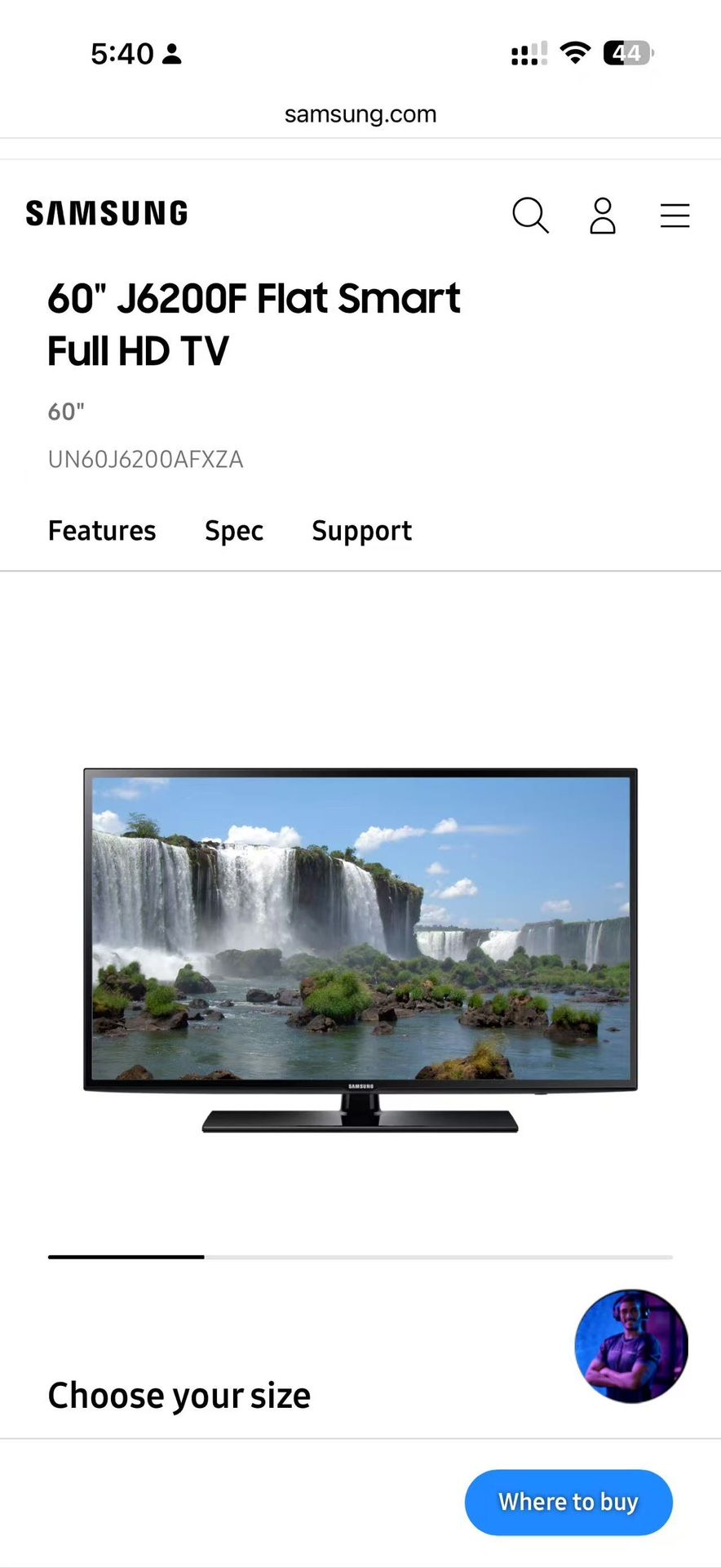 Samsung tv