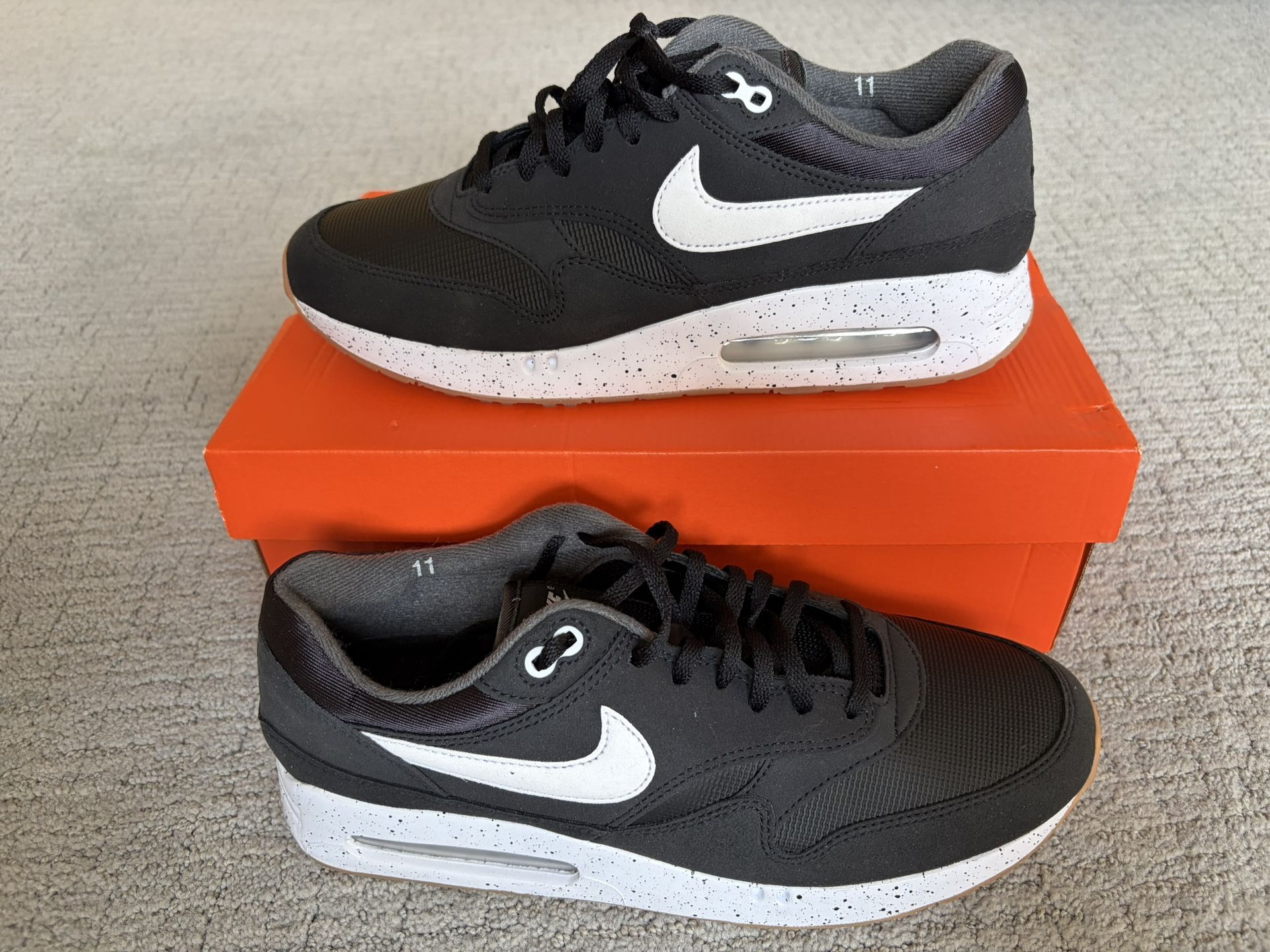 NEW Nike Air Max 1 Golf Shoe / Sz. 11