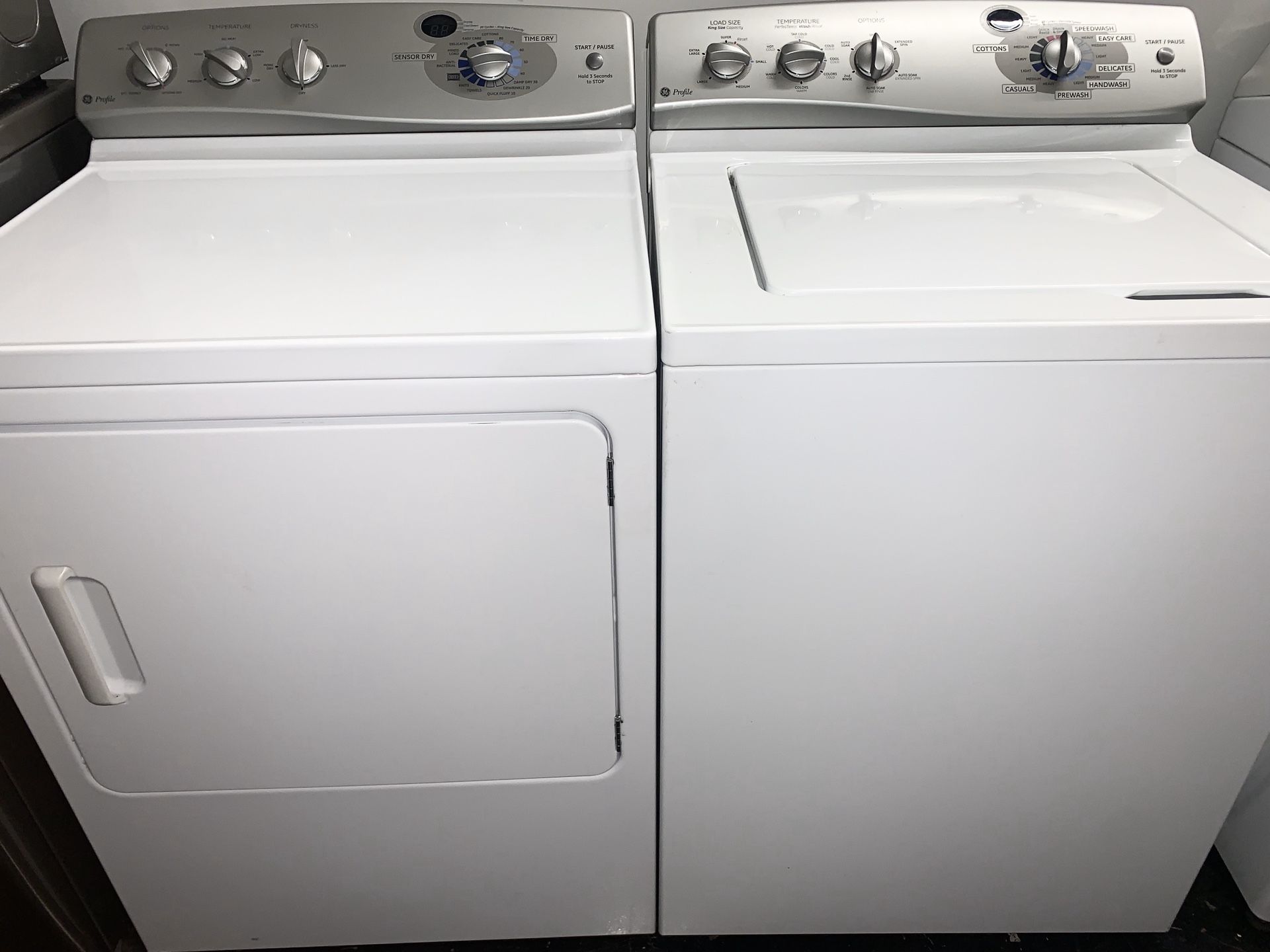 GE profile Washer and Dryer