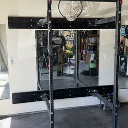 Titan T-3 Series Folding Power Rack AND T-3 Series J-hooks