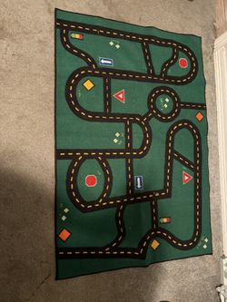 Go-Go Driving Rug – Carpets for Kids “KID$ Value” Collection – Durable Play Rug