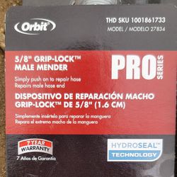 New Orbit
Grip-Lock 5/8 in. Zinc Male Hose-Thread Repair Mender Hose and Sprinkler Repair - 10 for $20