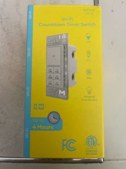 Minoston Wi-Fi 4-Hour Countdown Timer switch