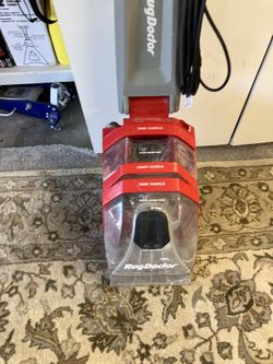 Rug Doctor carpet cleaner with upholstery attachment
