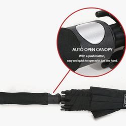 NEW G4Free Golf Umbrella, 68” Extra Large, Wind proof, Automatic Open, Color Black 