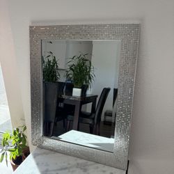Decorative Silver Mirror