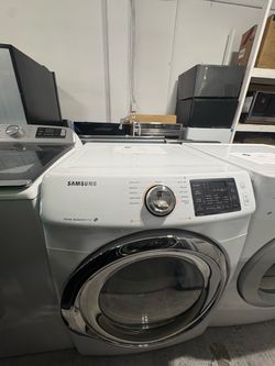Samsung Front Load Dryer White Steam
