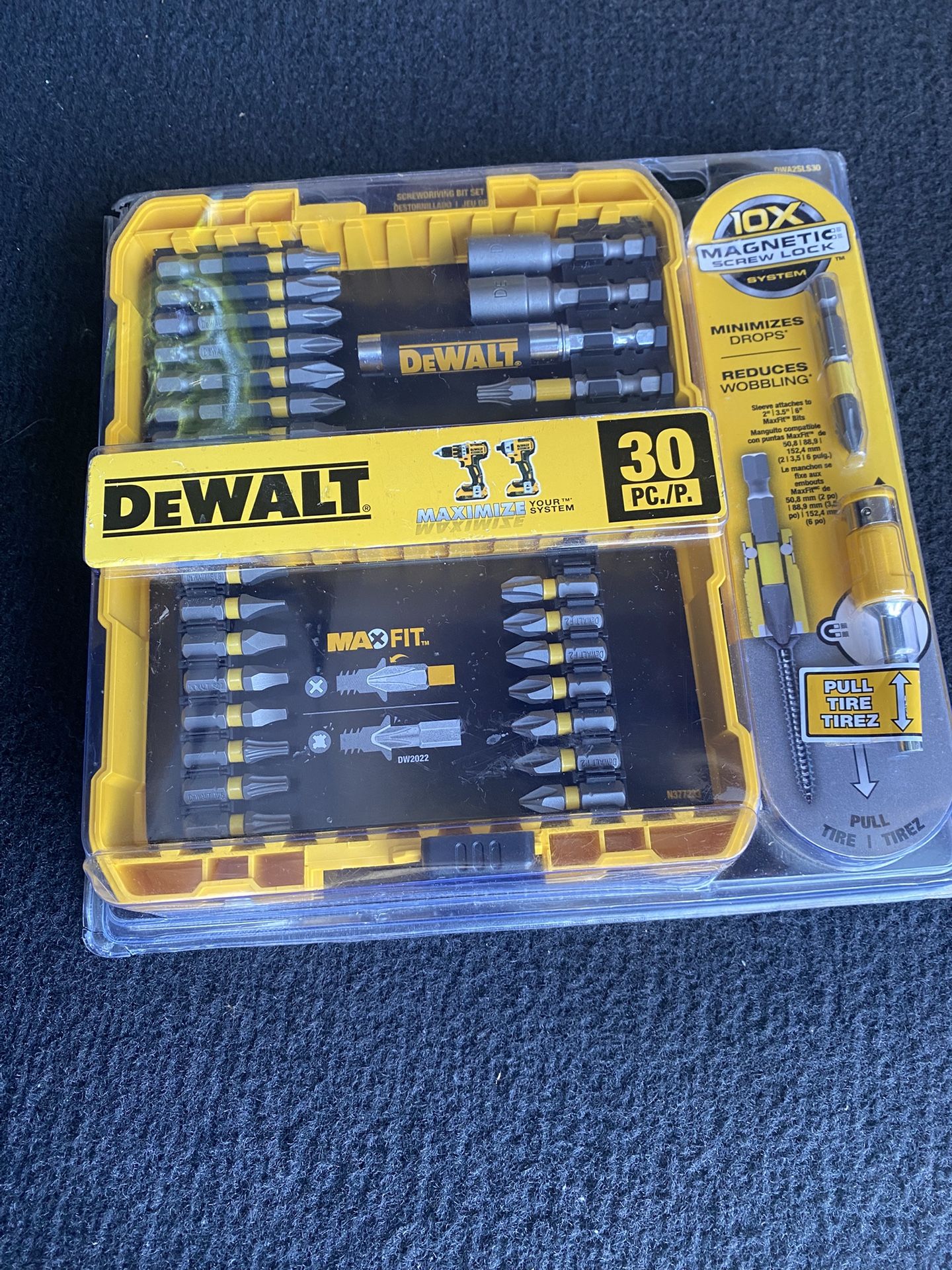 DeWalt Drill Bits , New Newer Open. Excellent Condition.