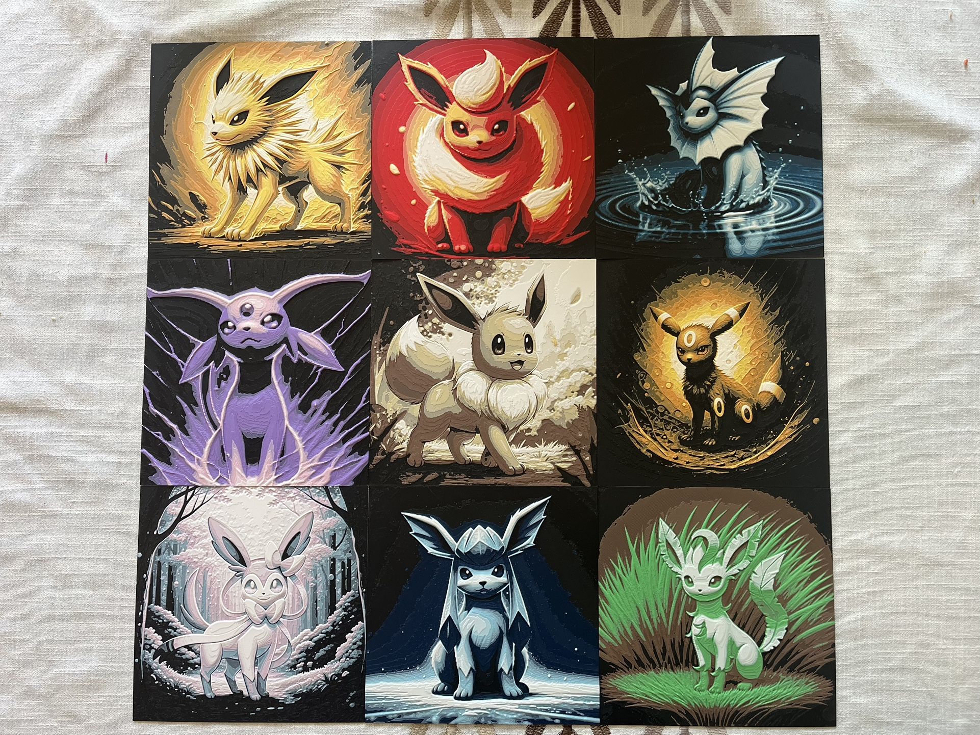 Pokemon Eeveelution Prints