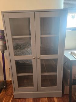 HAVSTA Glass-Door Cabinet w/ Base