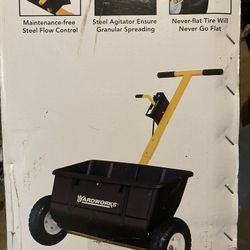 Lawn Spreader 22” Yardworks Drop Spreader 