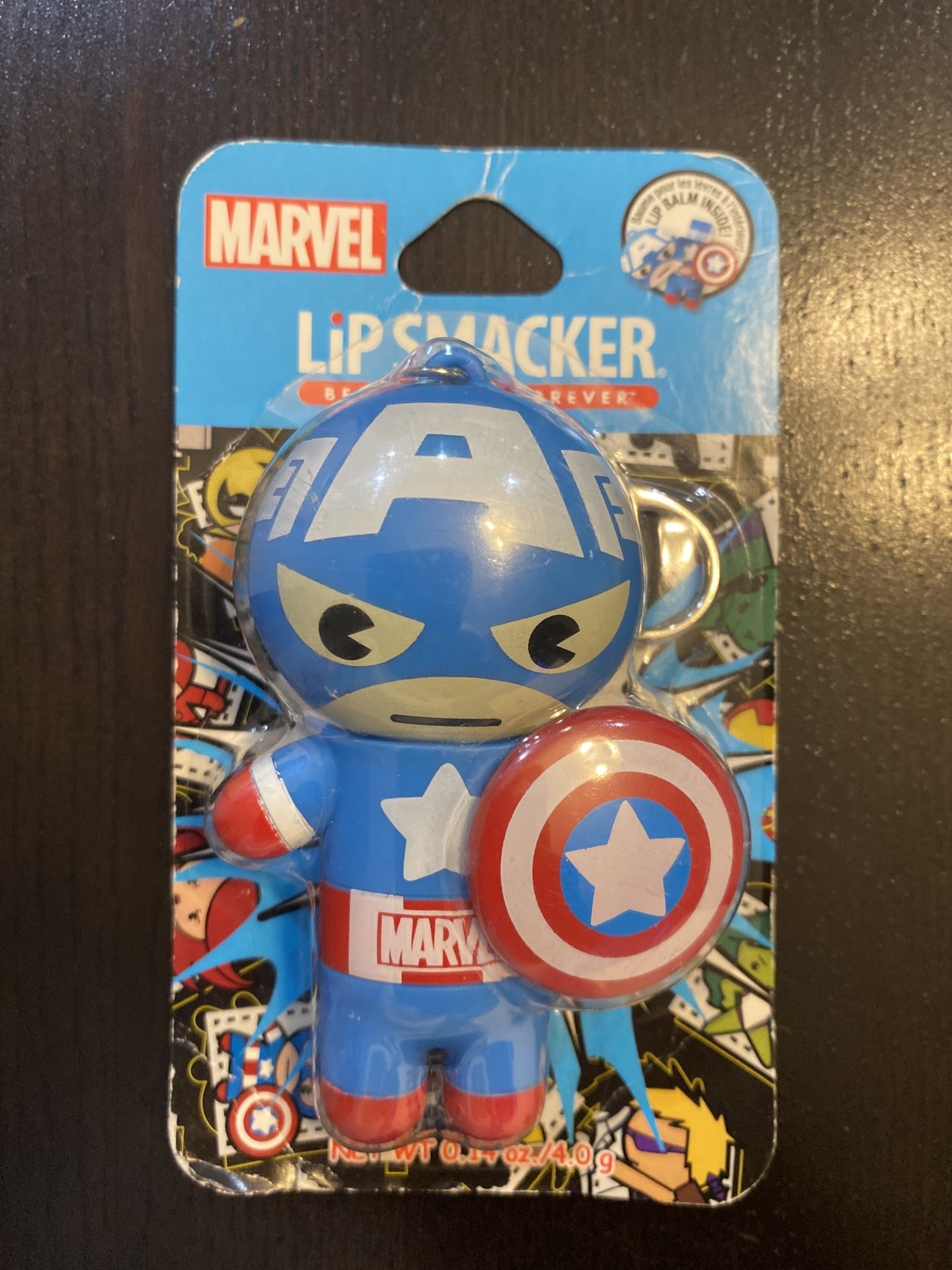 Lip Smacker Marvel Lip Balm - Captain America- NEW