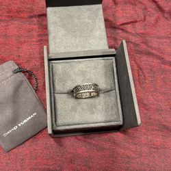 David Yurman 10.5 Black Diamond Ring
