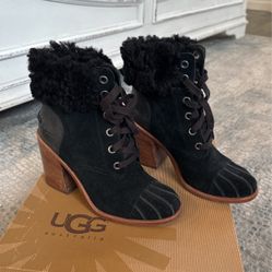 Uggs Women’s High Heel Leather Boots 