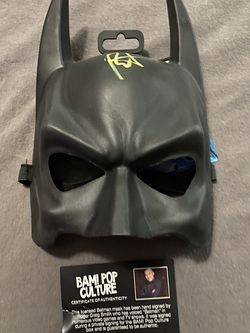 Signed Batman Mask Arkham Origins Roger Craig Smith Autographed