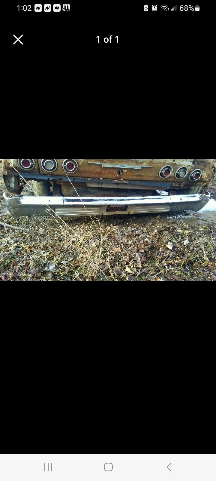1964 IMPALA Rear Bumper & misc