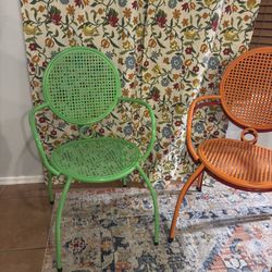 Stacking Metal Chairs