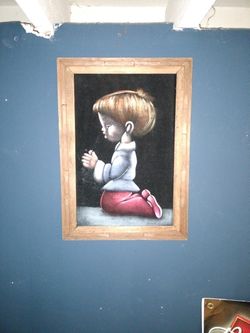 Vintage Velvet Painting 
