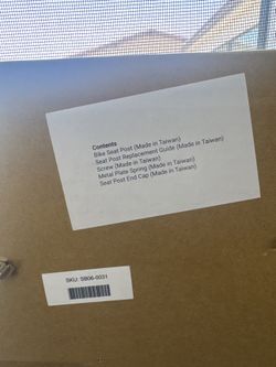 Peloton Bike Seat Post Replacement Kit - Recall Replacement (New in Box)