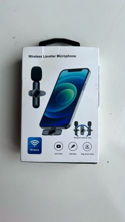Wireless Lavalier Microphone iPhone 