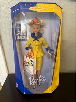 Mattel Barbie Summer in San Francisco doll from the "City Seasons" collection.