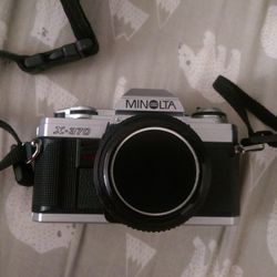 Minolta X370 camera with 50mm f1.7 lens