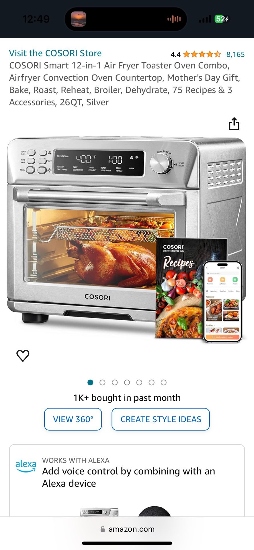 Cosori Air Fryer/toaster Oven 