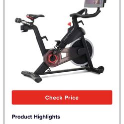 Pro Form Spinning Bike With Screen