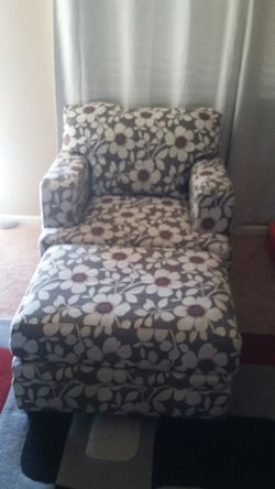 Chair and ottoman