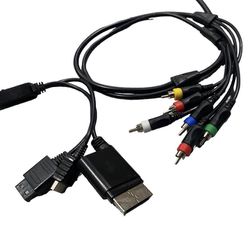 HD AV Composite Component Cable For PS3 PS2 Xbox 360 Nintendo Wii Universal. 