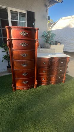 Mirror Dresser Bed Side Tables