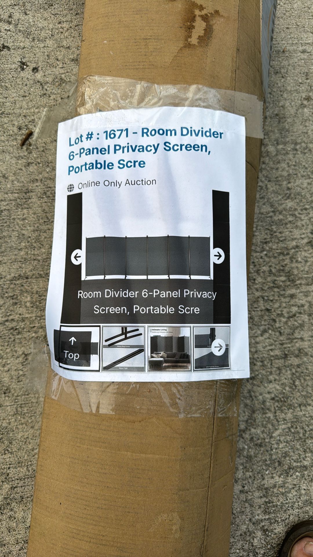 6 - Panel Privacy Screen room divider never used