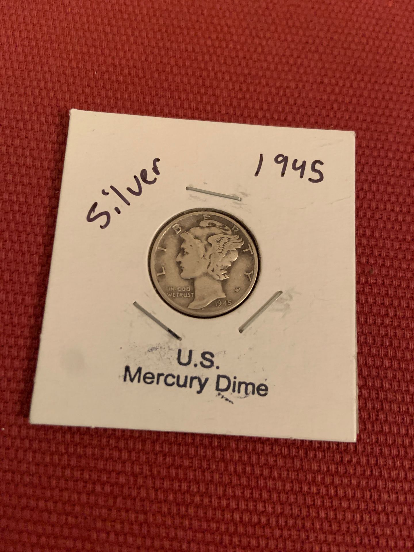 Rare silver 1945-w mercury dime