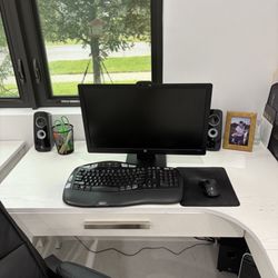 Computer Monitor (24”), Mouse, Keyboard, Speakers